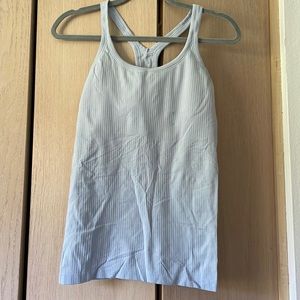 Lululemon sports bra top! M sky blue